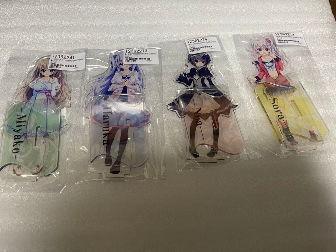 9-nine- 渋谷　pop up アクリルスタンド 4種