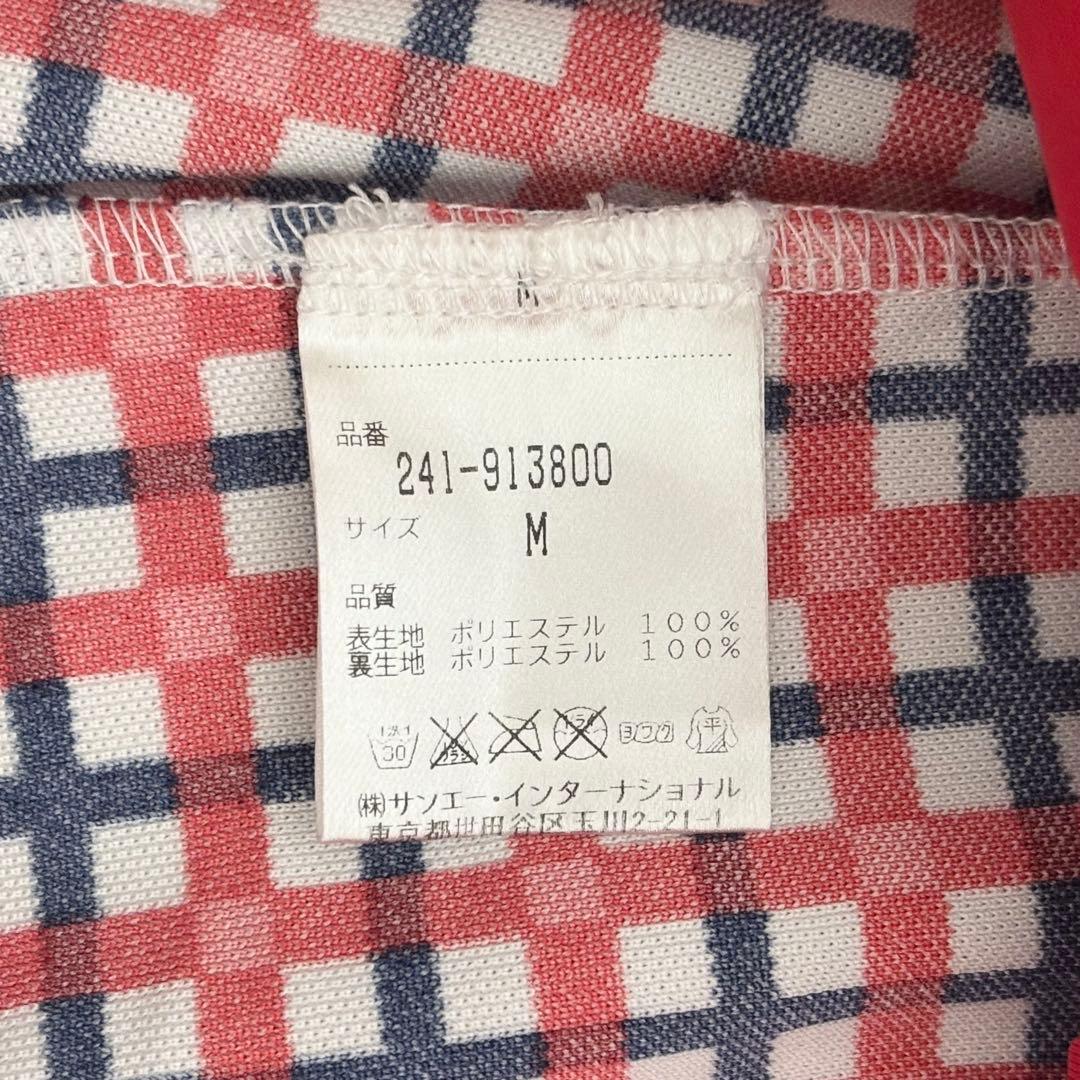 Callaway キャロウェイ ゴルフウェア ミニワンピース チェック柄 赤 M