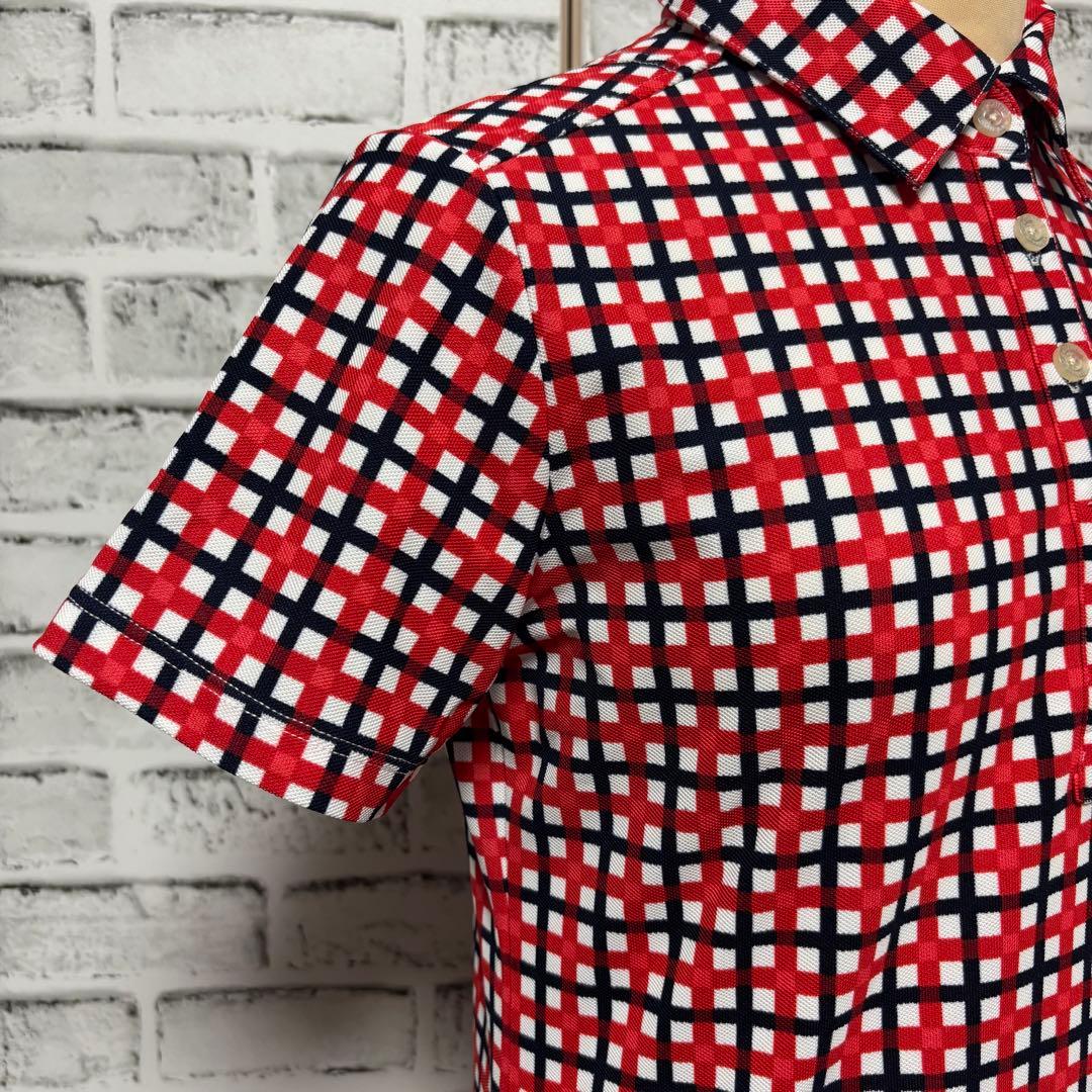 Callaway キャロウェイ ゴルフウェア ミニワンピース チェック柄 赤 M