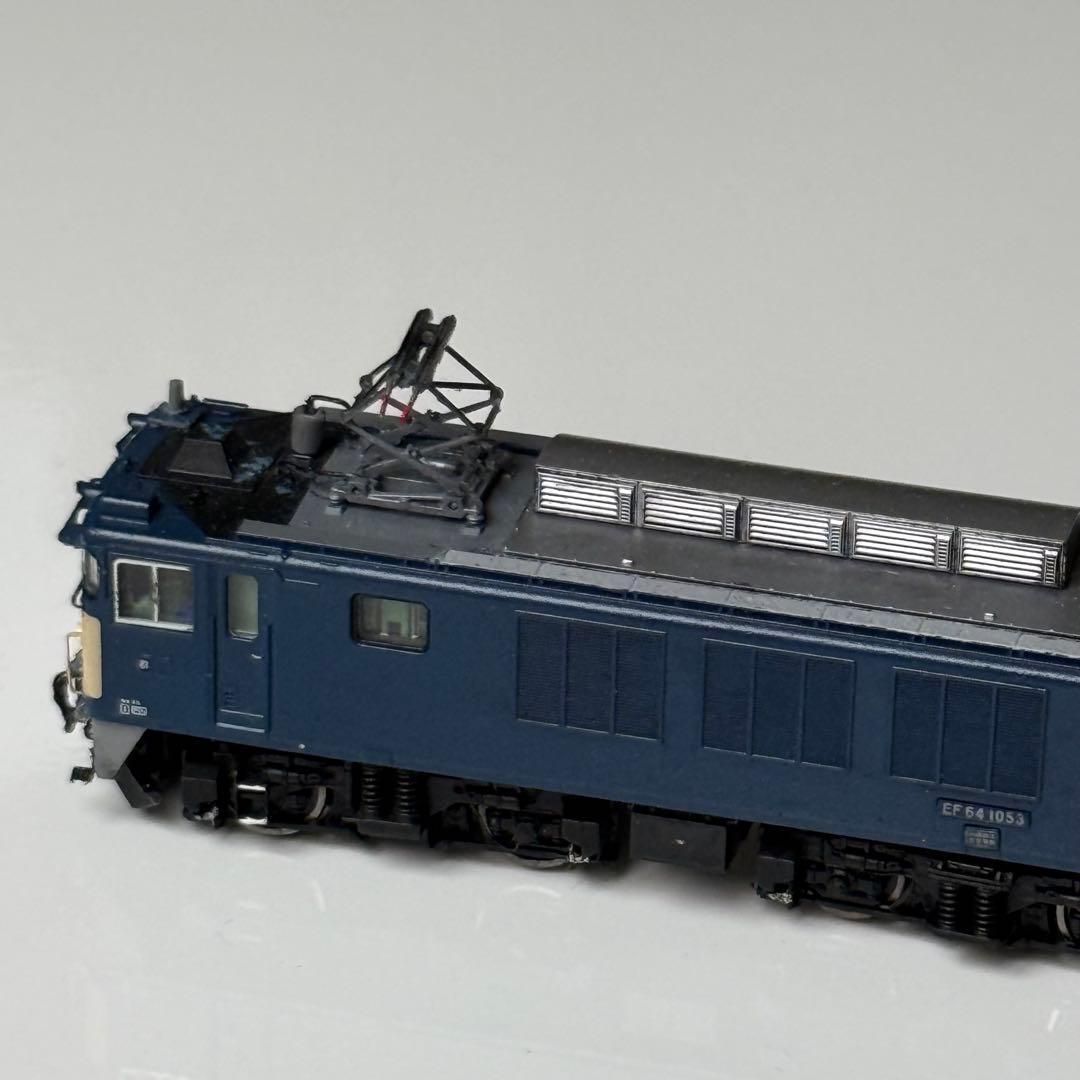 精密加工　TOMIX 7134 EF64 1000 （1053号機）ウェザリング
