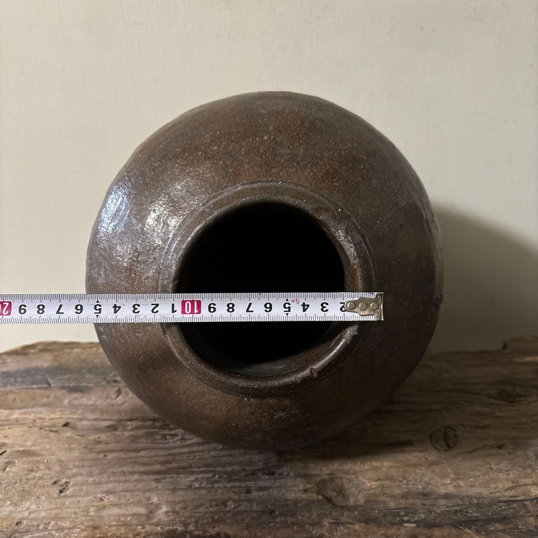 古常滑　丹波　大壺　民芸　古陶磁　アンティーク　古道具　古備前　古瀬戸　検:李朝