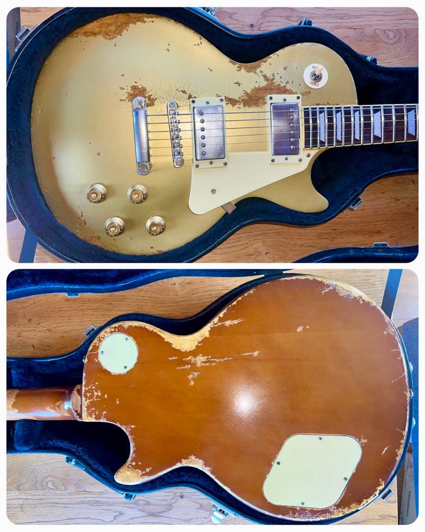 ⭐︎ハードエイジド レスポールスタンダード レプリカ ラッカーゴールドトップ⭐︎