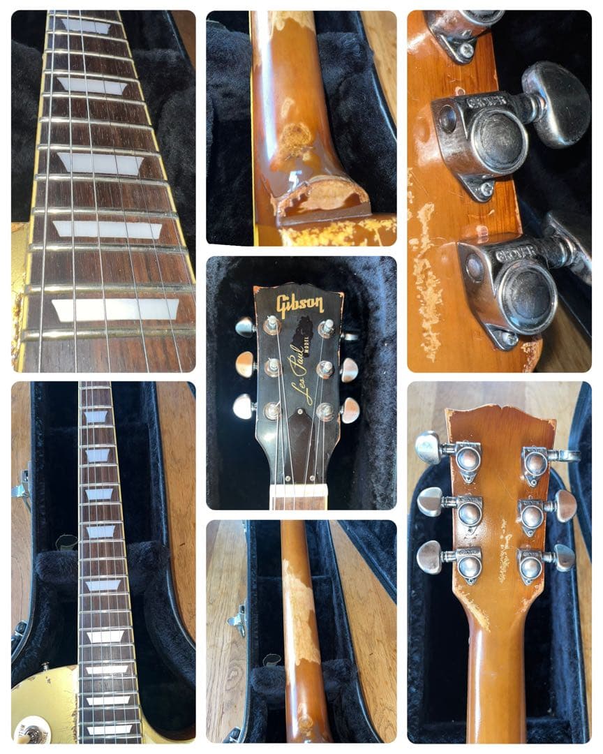 ⭐︎ハードエイジド レスポールスタンダード レプリカ ラッカーゴールドトップ⭐︎