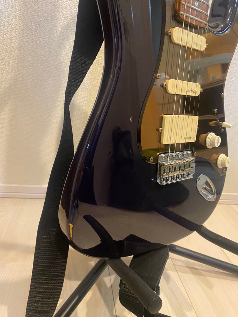 フェルナンデス エレキギター シースルーブラック