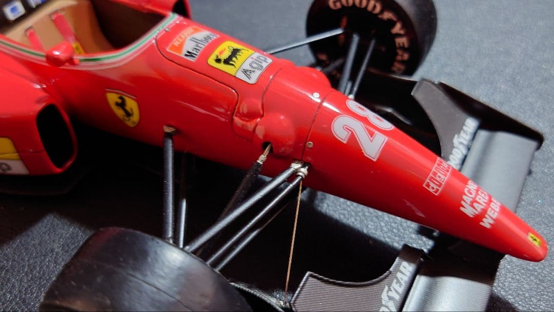 フジミ模型 1/20 フェラーリ F92AT 92年 N.ラリーニ 完成品