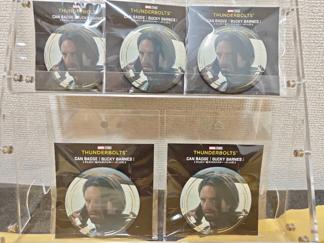 【東京コミコン限定】 サンダーボルツ バッキー ジュエリー缶バッジ 5個セット