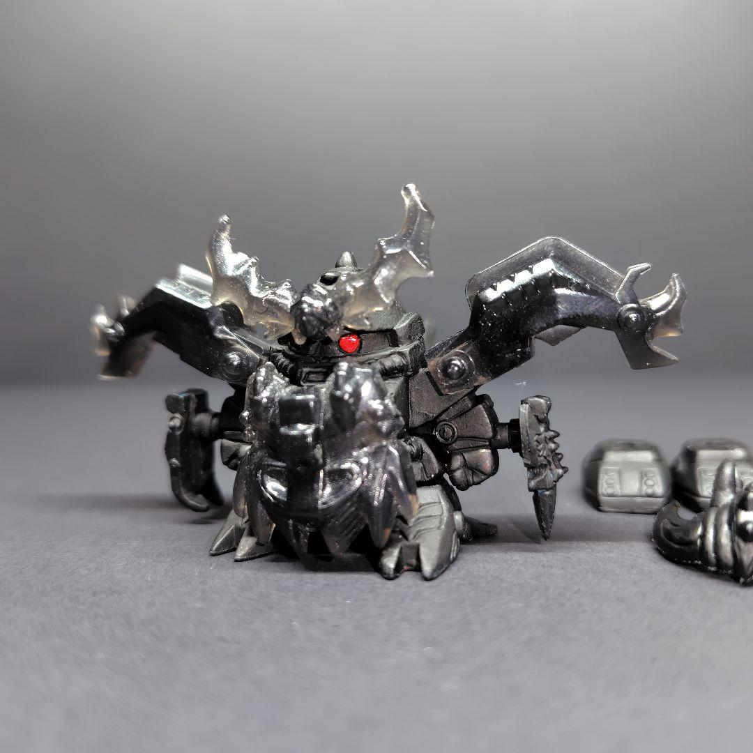 ガン消し　復活闇将軍　殺駆頭パーツ付き＆プラパーツ付き＆ブラックペイント