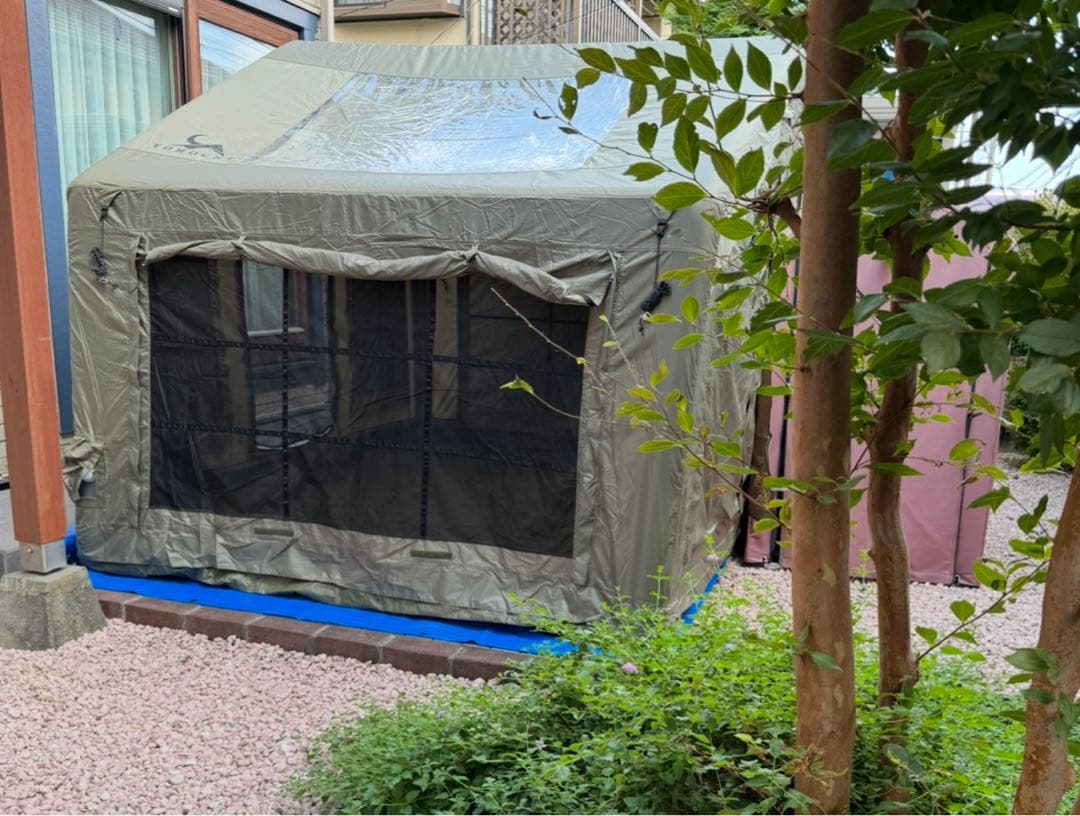 【緊急値下】新品未使用】TOMOUNT エアーテント 8㎡ オックスフォード生地