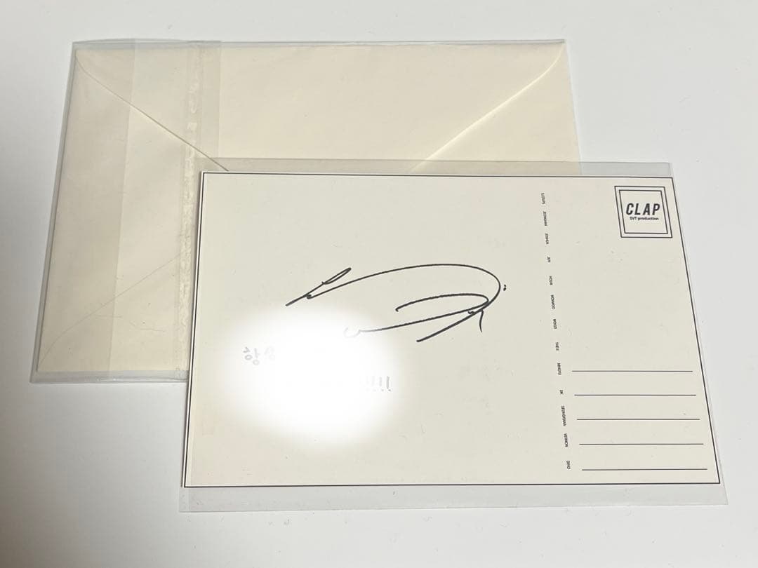 ウジ セブチ SEVENTEEN WOOZI CLAP サノク ポストカード