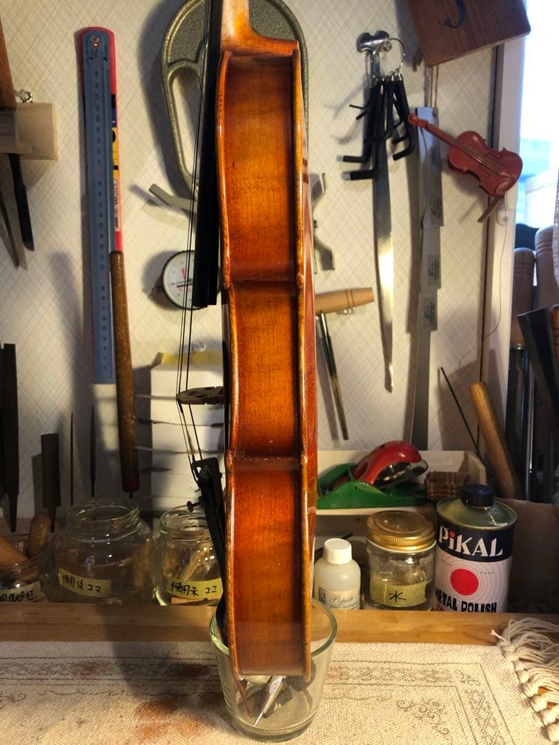 【駒&魂柱調整済】Suzuki分数バイオリンNo330 1/2 1984