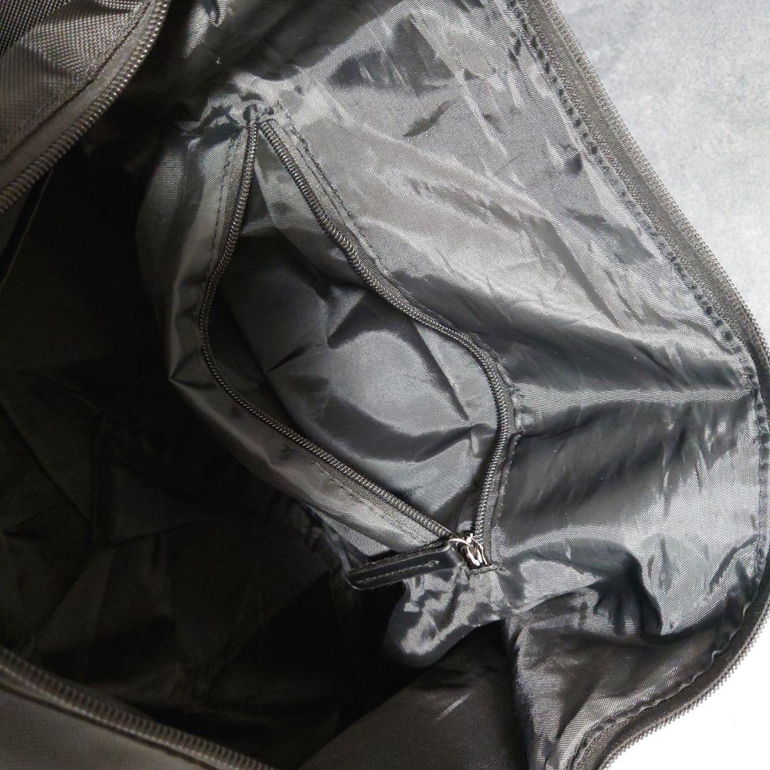 美品−PEARLYGATES 黒ダッフルバッグ ボストンバッグロッカーバッグ軽量