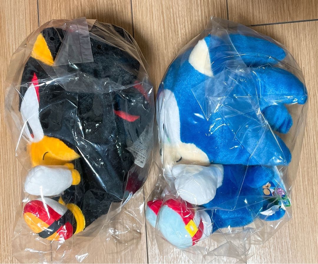 新品未開封 セガ SONIC＆FRIENDS ソニック シャドウ ぬいぐるみ M