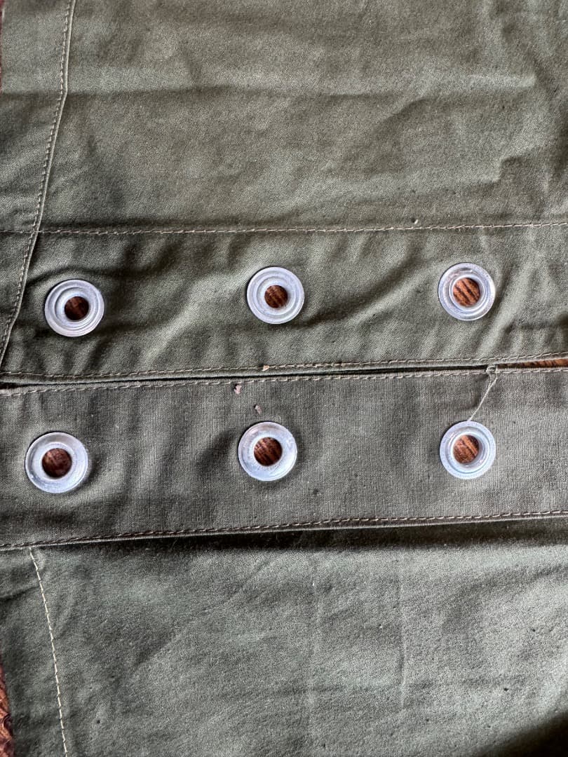 ポーランド軍幕 1980年代物（サイズ3）2枚セット＋純正付属ポールとペグ