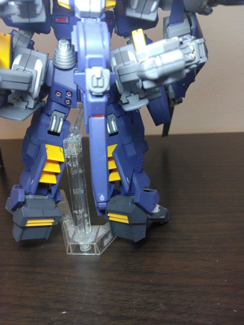 HGガンダムTR-1 ハイゼンスレイ・ラーⅡ全塗装完成品　改造品　　台座付