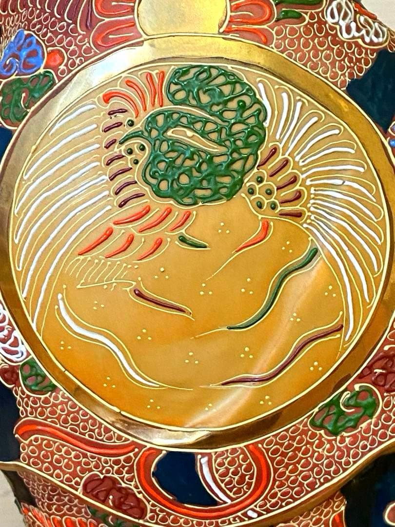 九谷焼　観音像　訳あり