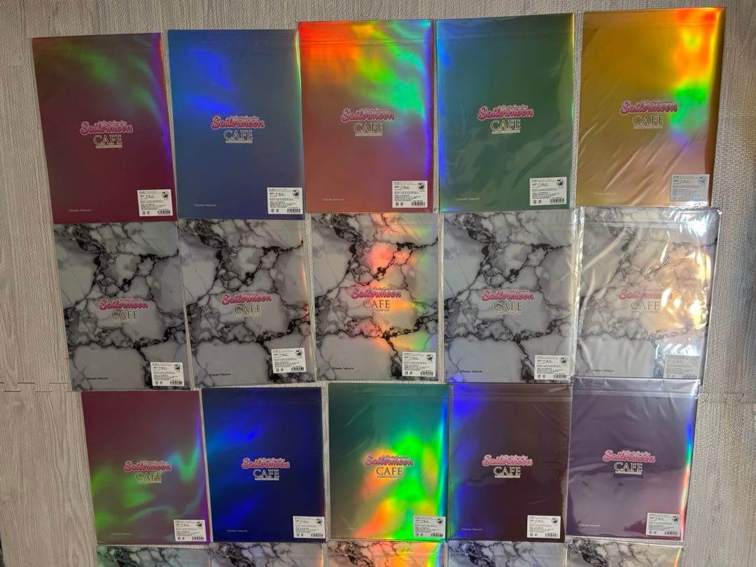 セーラームーンカフェ　オーロラクリアファイル　コンプリート22種類　入場者特典付