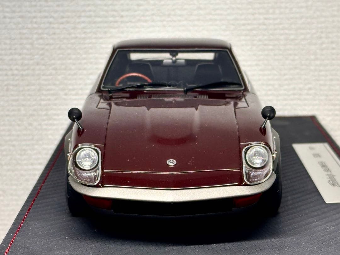 メイクアップ アイデア 1/18 日産 フェアレディ 240ZG Maroon