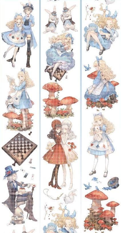 【中古】海外マスキングテープ 7つセット