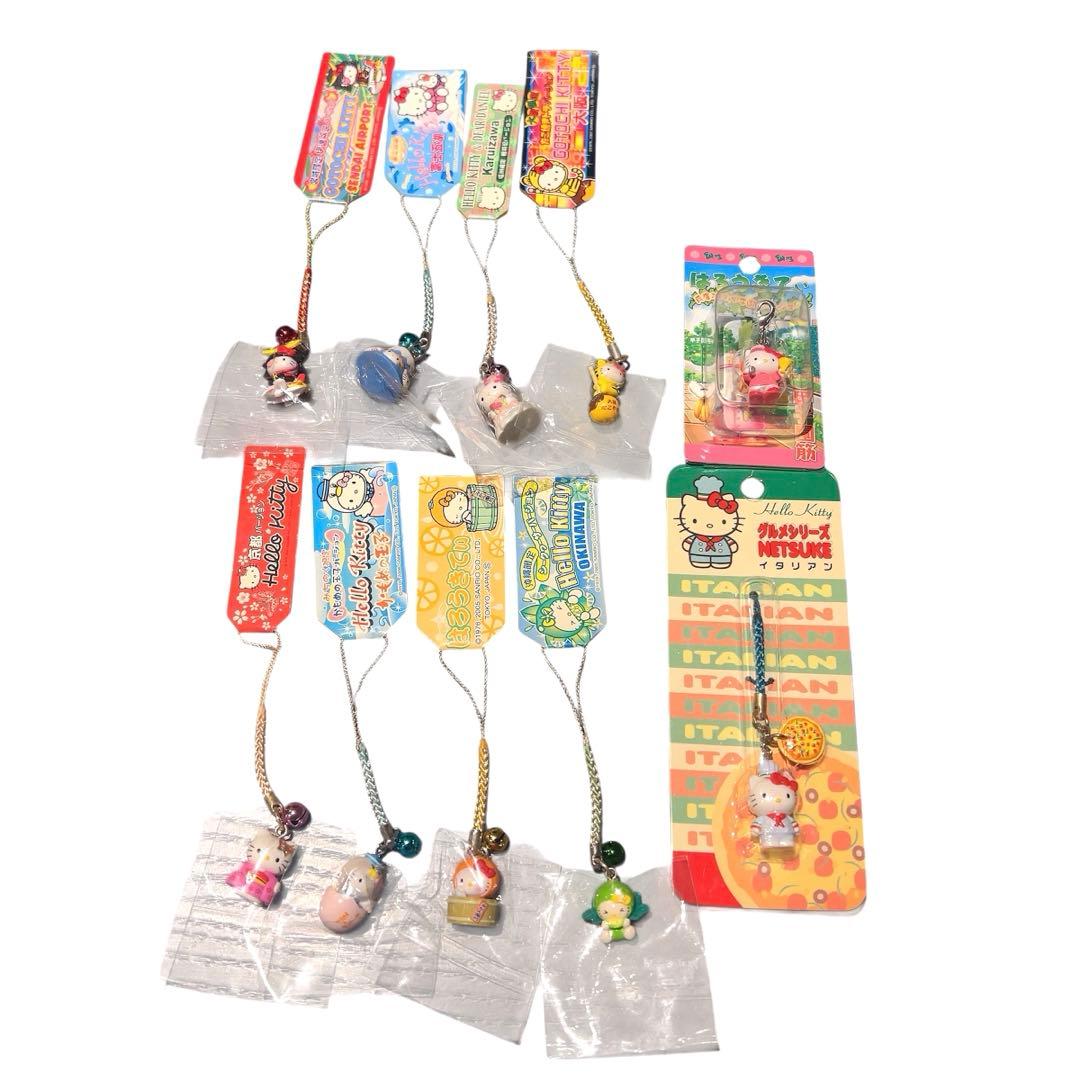 【全て新品未使用】ご当地キティ　ハローキティ ストラップ 10個セット