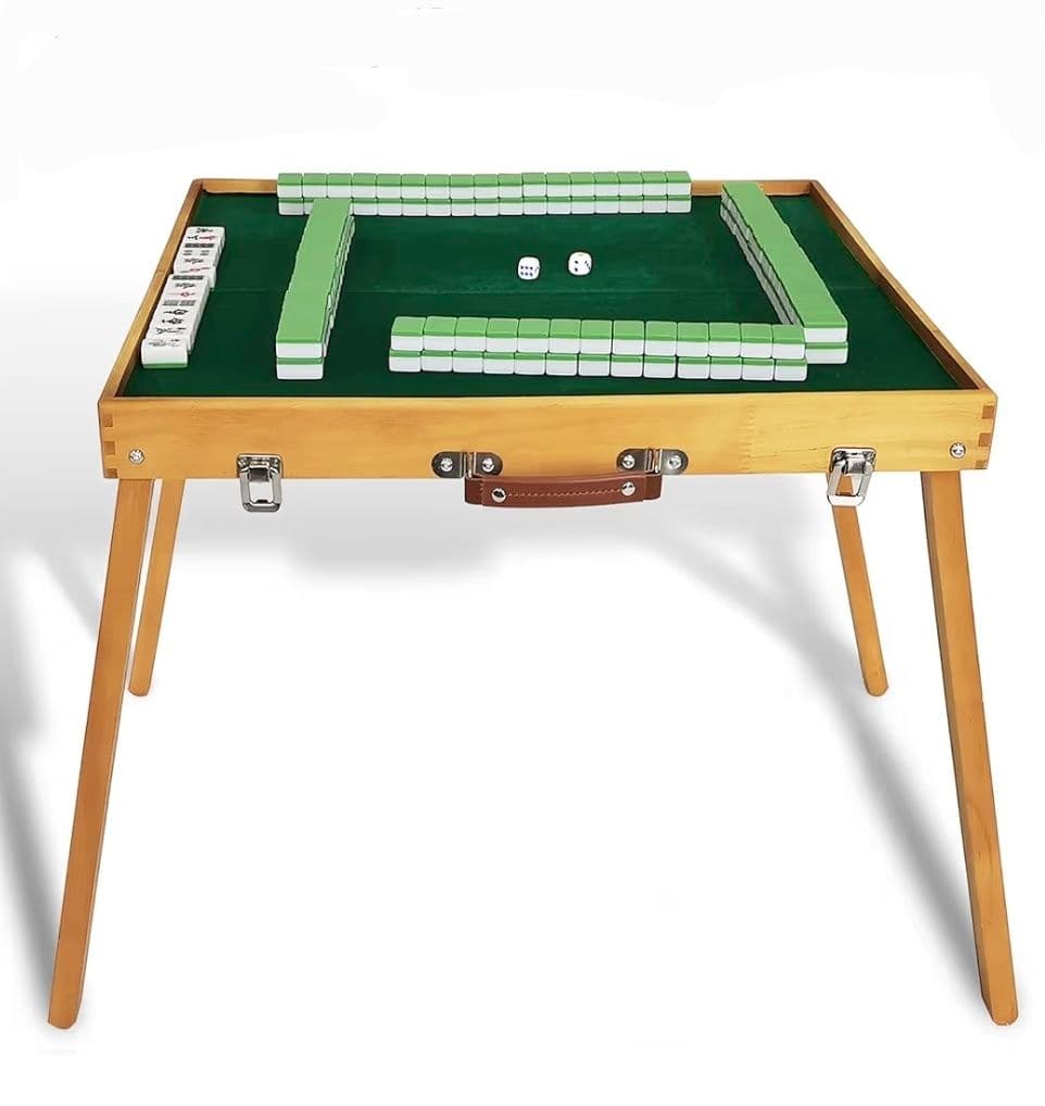 麻雀卓セット 麻雀牌 折りたたみ 収納ボックス付き 持ち運び 屋外