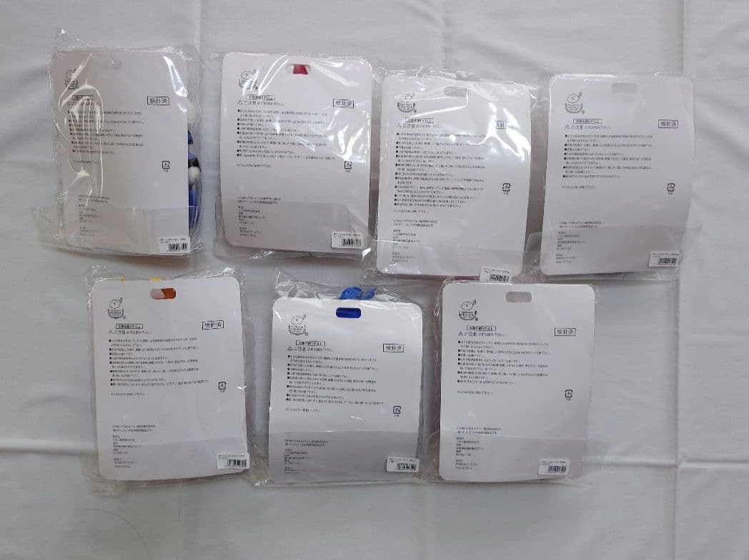 未使用　ふわふわたっとん武将ぬいぐるみ　７個セット　有名武将達