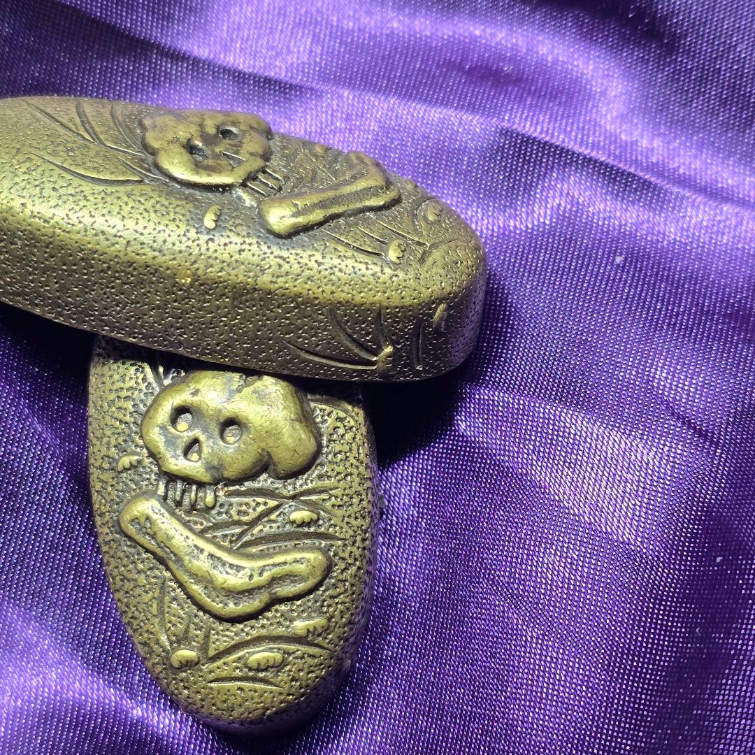 縁頭 鐺 一作金具3点 野晒图