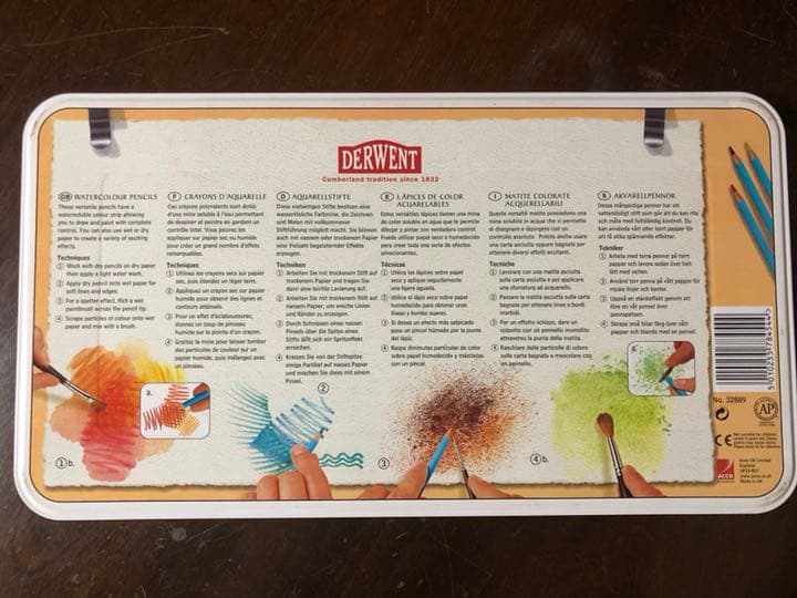 水彩色鉛筆  72色  【ダーウェント】