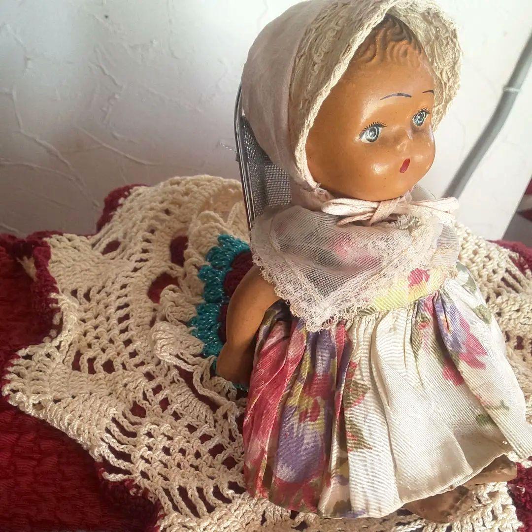 アンティーク♥️年代感あり⭐️ 骨董 ドール アルゼンチン