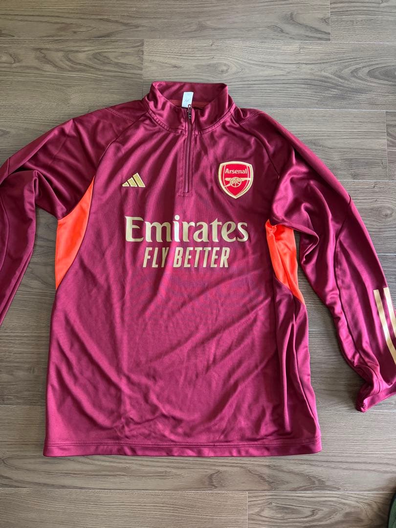 Arsenal 長袖ウェア バーガンディ/オレンジ