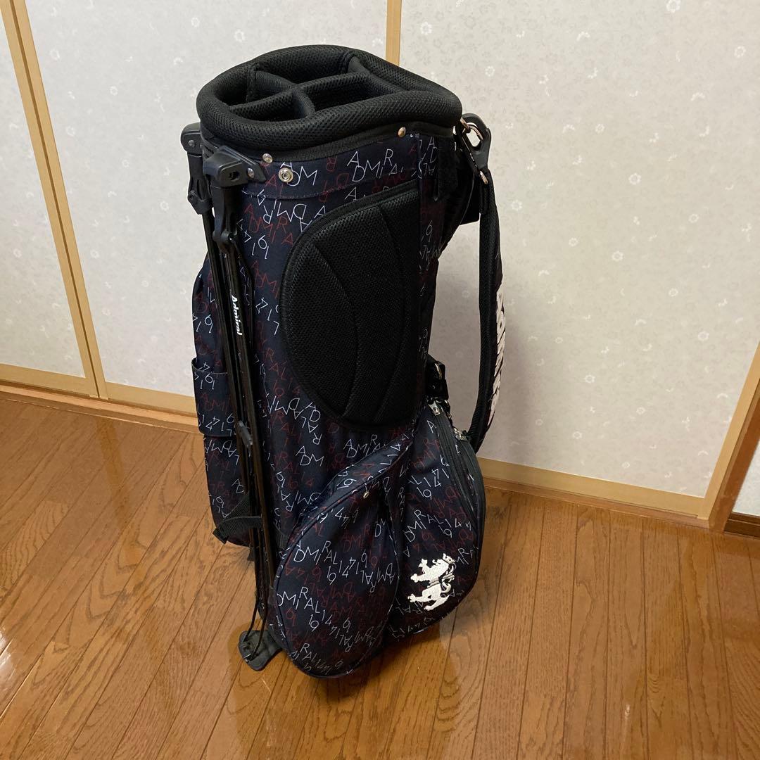 Admiral ネイビー ゴルフバッグ