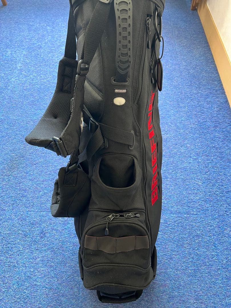 BRIEFING スタンド式ゴルフバッグ ブラック