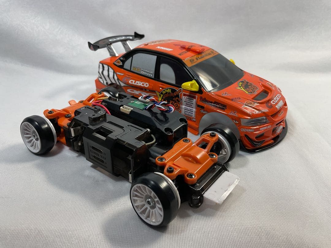 京商　ミニッツスポーツ　AWD FHS2.4G基盤 ランエボ熊久保仕様ボディ希少