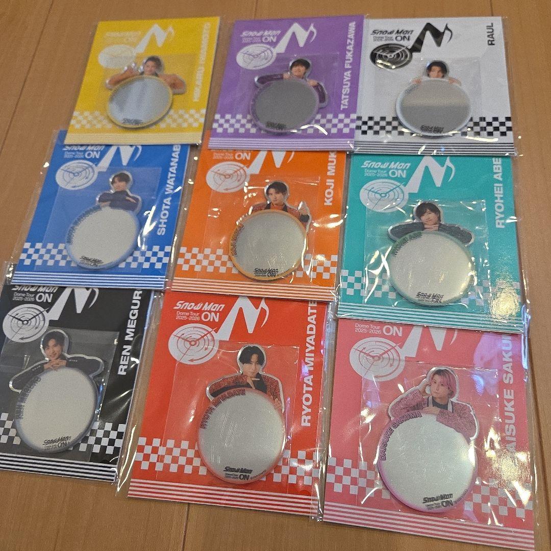 【新品】 Man　ON　アクスタ　ミラーステッカー　クリアステッカー