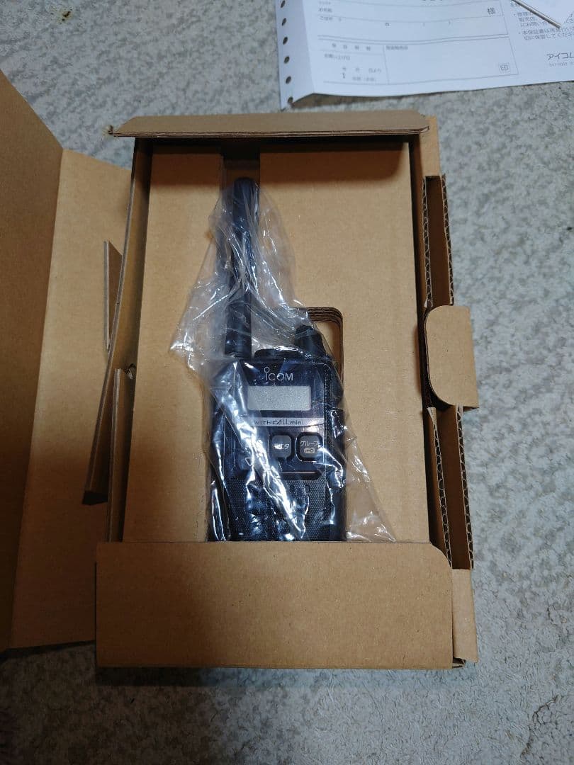 IC-4310 開封後未使用！コンドルラジオポーチ PTTスイッチセット！