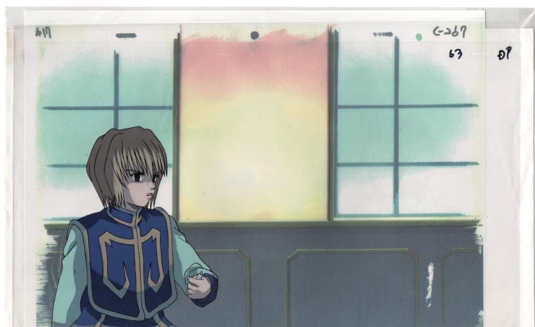 HUNTER×HUNTER　ハンターハンター　大判 セル画　クラピカ　D9