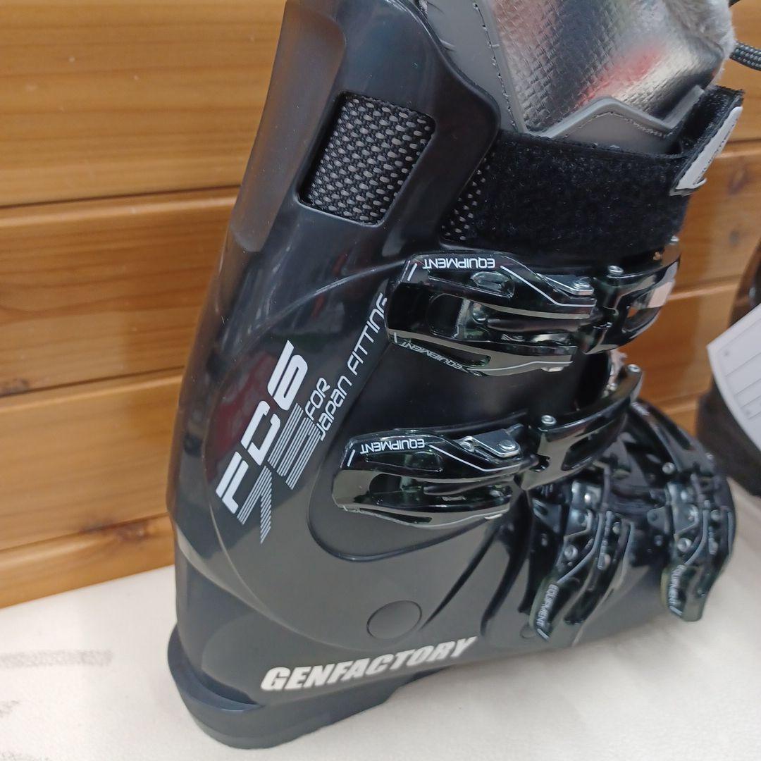 GENFACTORY スキー ブーツ 25-25.5cm ブラック