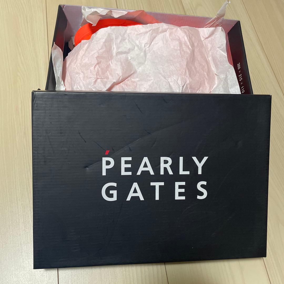 新品未使用PEARLY GATES ハイカットシューズ オレンジ24.5cm