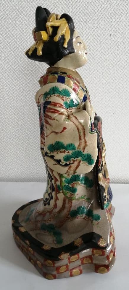 薩摩焼　美人伏香炉