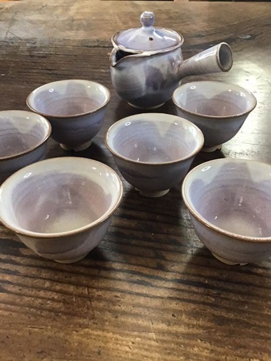 陶山窯　信楽　均窯倣茶器揃え　茶具