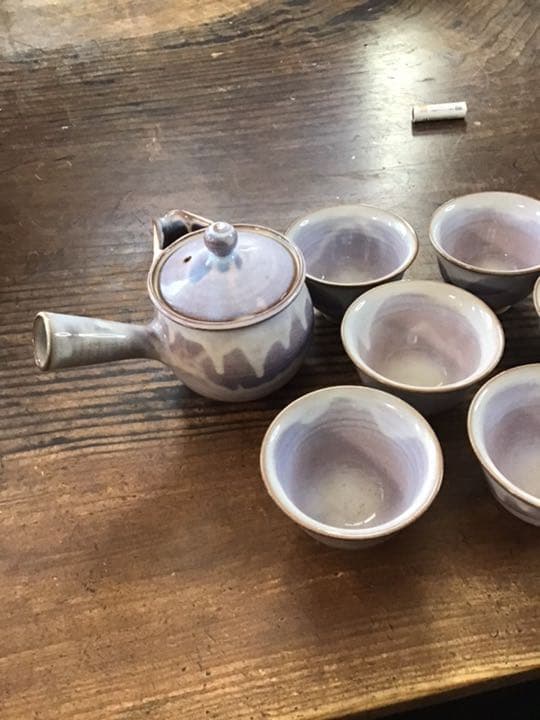 陶山窯　信楽　均窯倣茶器揃え　茶具