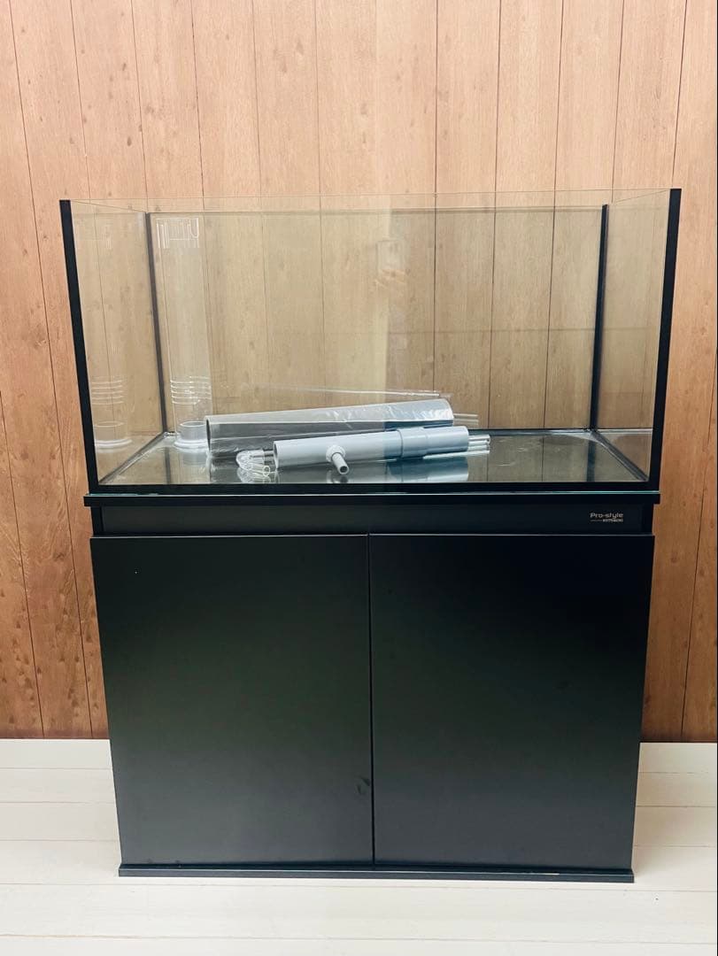 １セットのみ　ブラック/ブラック　900オーバーフロー水槽