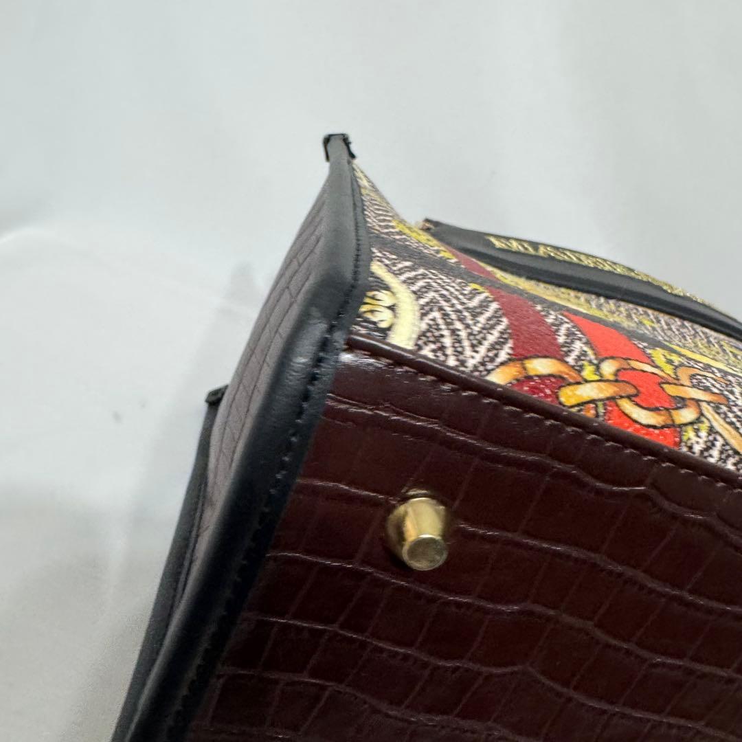 未使用に近い✨マーク&ロナ オリジナルベルトチェック カートバッグ