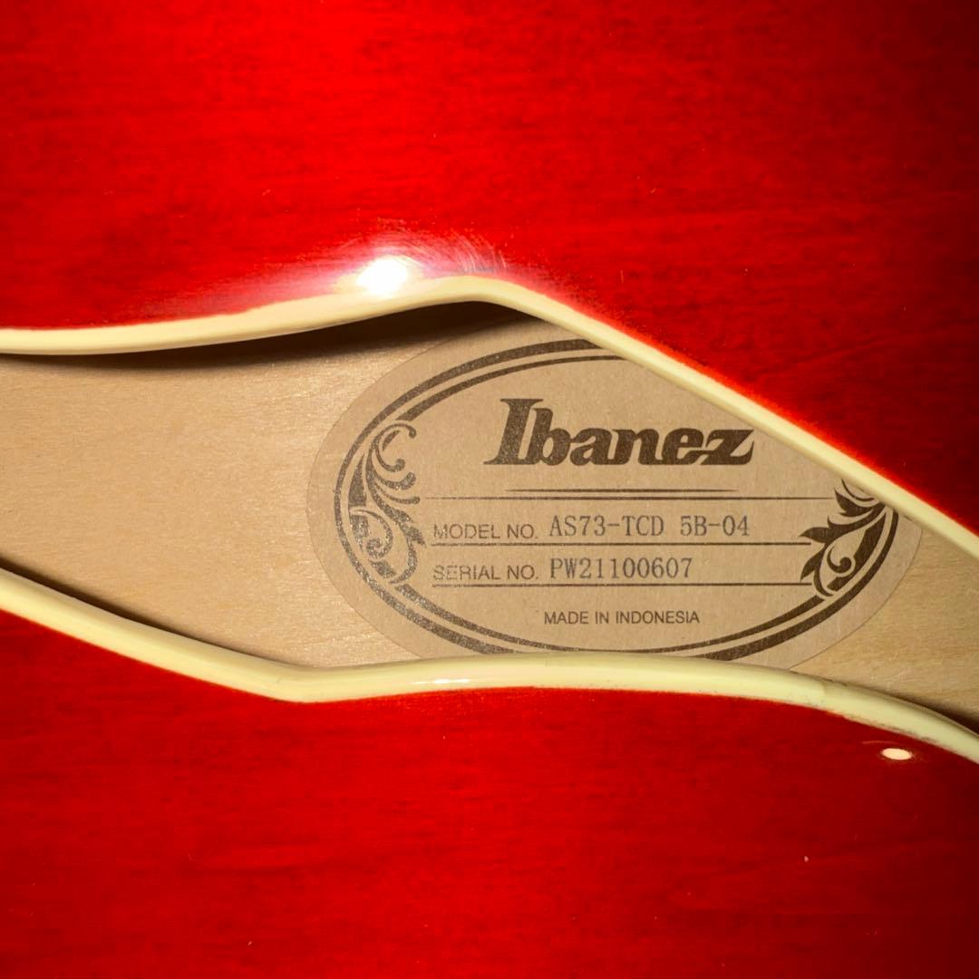 Ibanez セミアコ　AS73-TCD