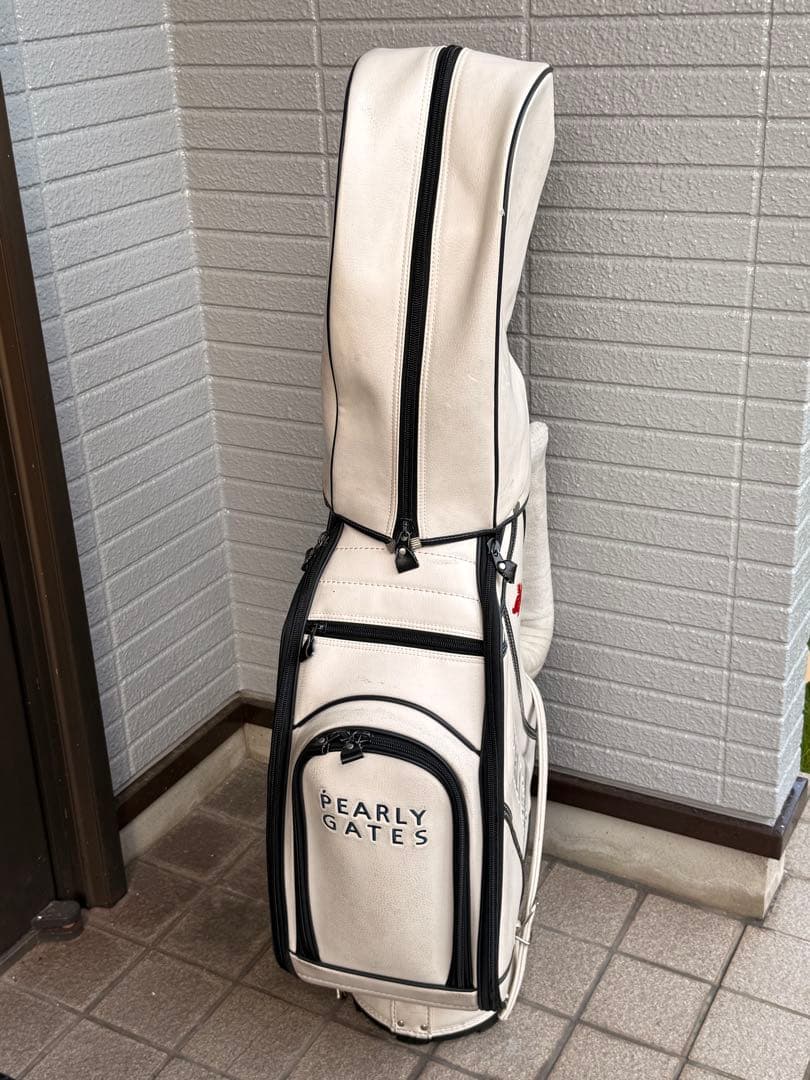 H*0様 パーリーゲイツ　キャディーバッグ　ホワイト