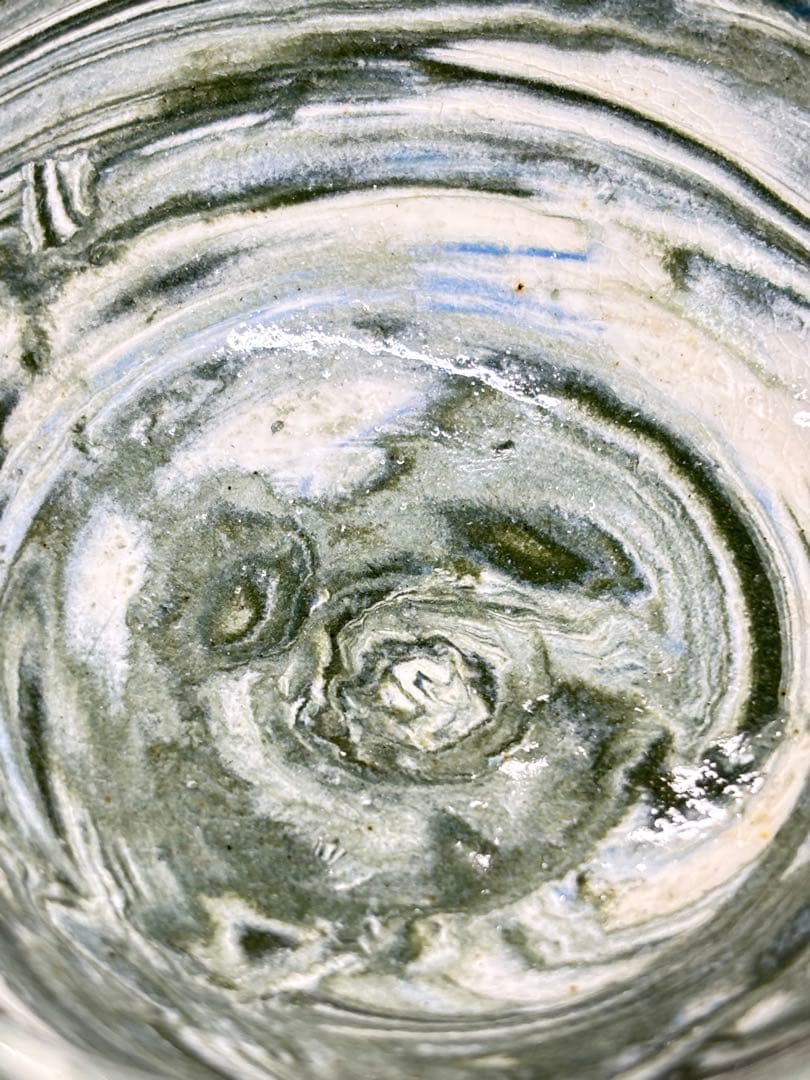 人間国宝『松井康成』造 練上酒呑 共箱 ぐい呑 盃 酒器 酒杯 本物保証