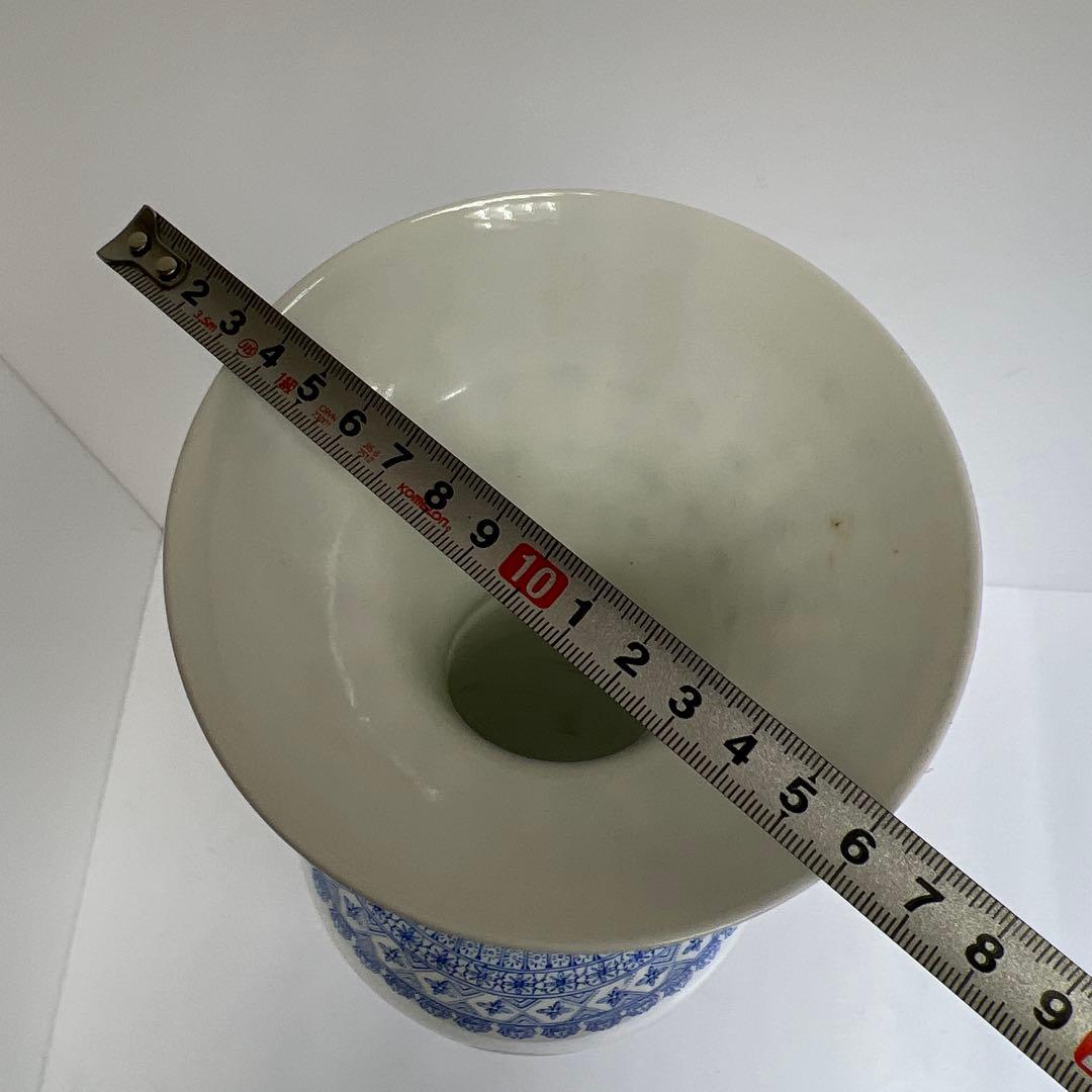 中国景徳鎮　薄胎　大花瓶　箱付　高さ約65㎝　東Y8-0128☆2Fタサオ