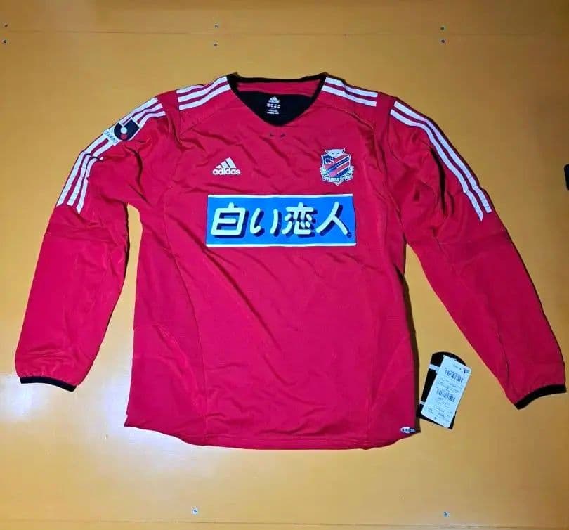 コンサドーレ札幌【タグ付】ホーム用長袖ユニフォーム 2005 adidas製