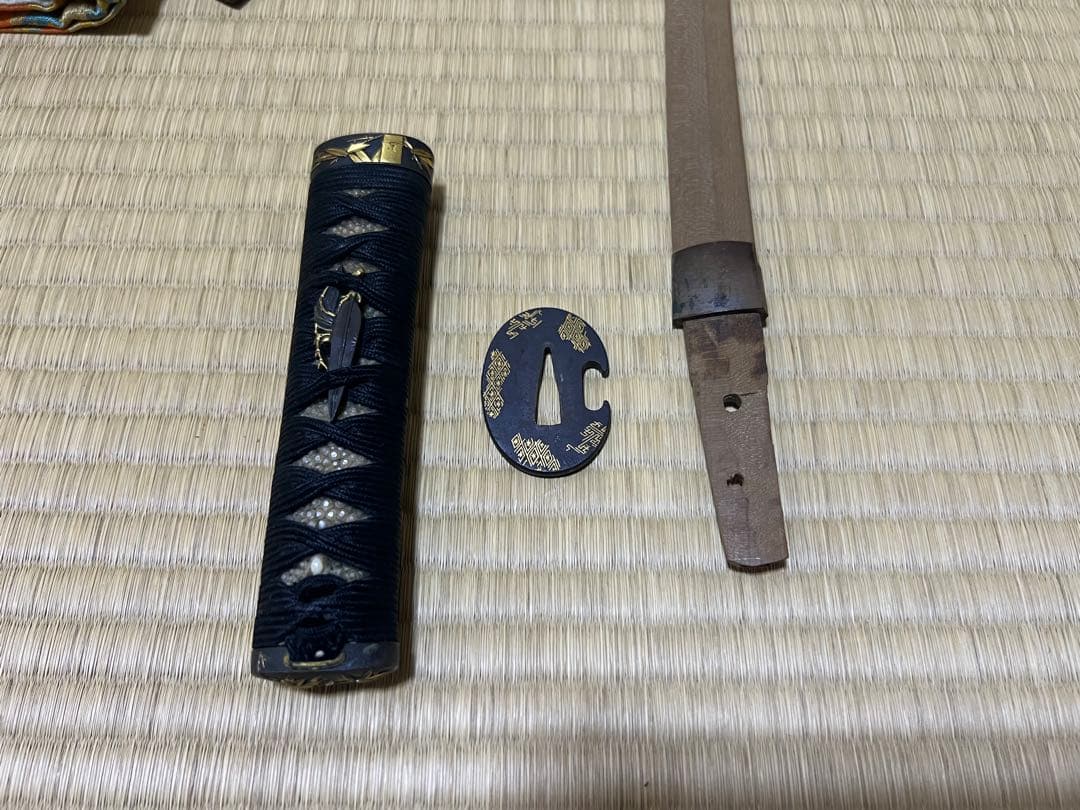 脇差　拵　刀袋付き