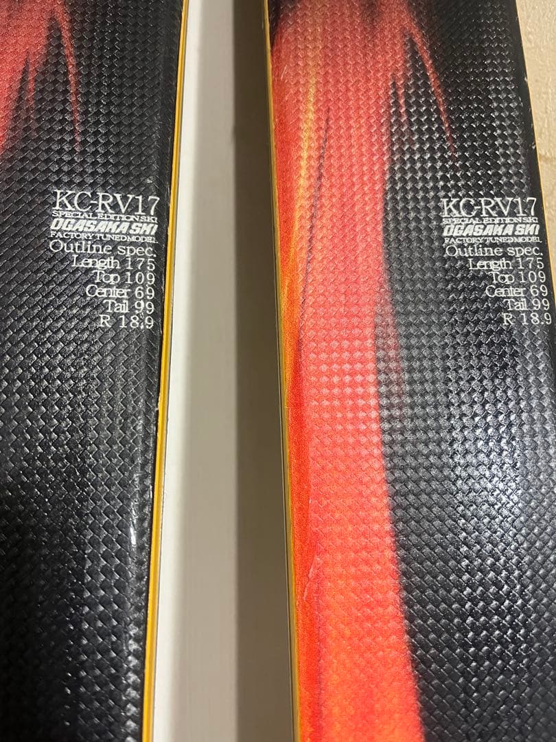 オガサカ　KC-RV 17 175cm サロモンビンディング