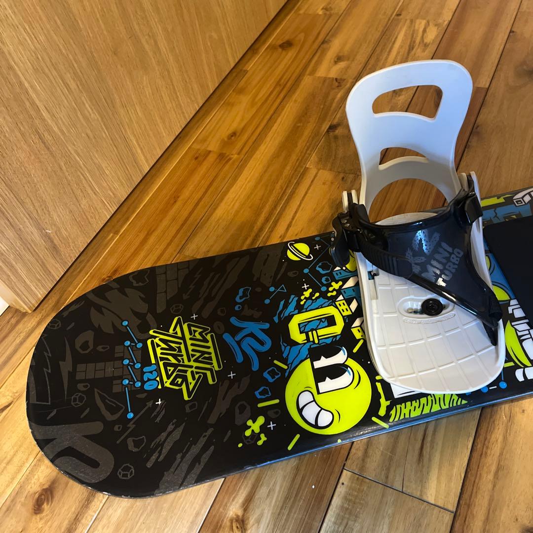 K2 スノーボード3点セット　120㎝（ブーツ22㎝）